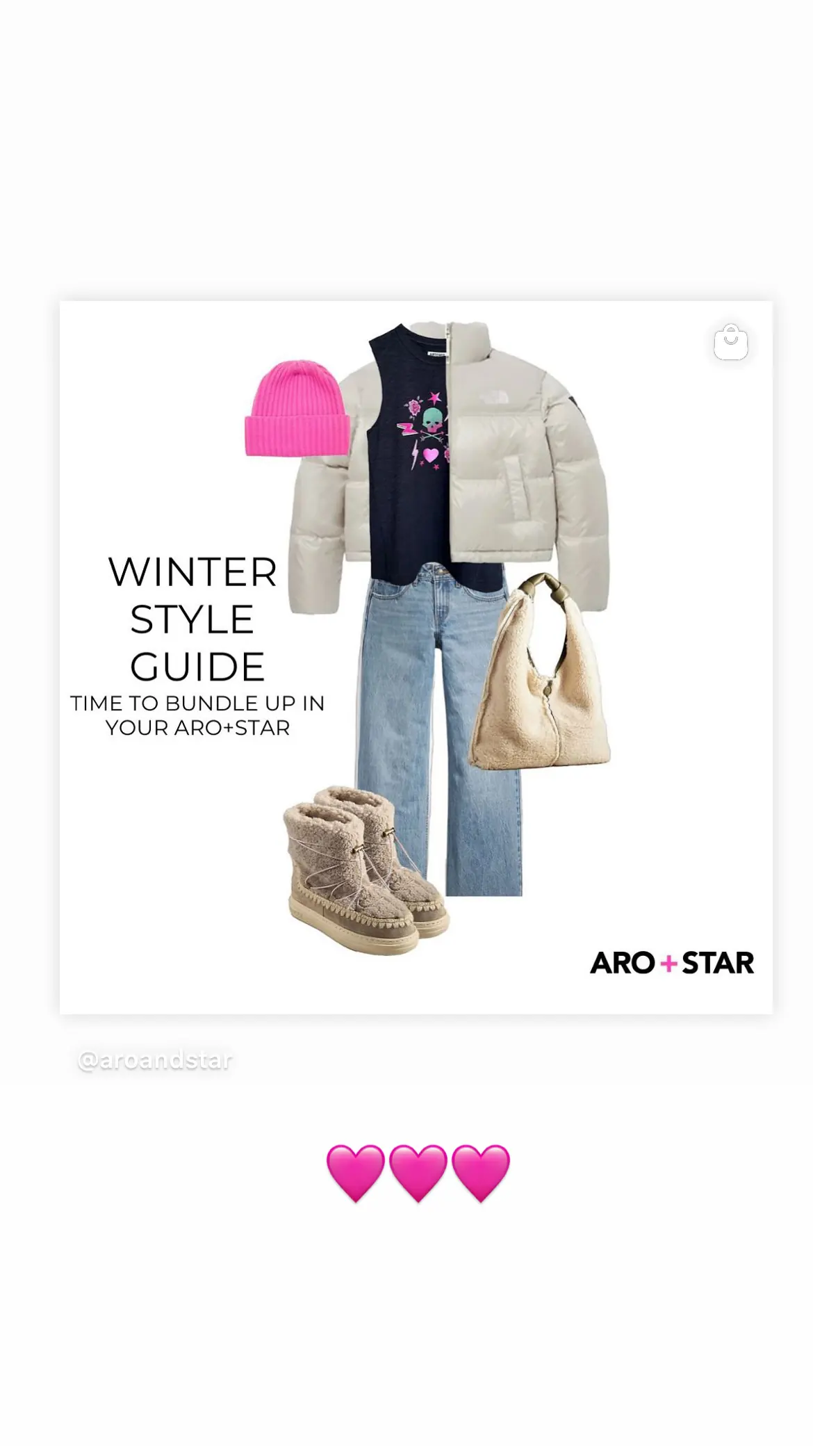 ARO+STAR branded social media design, frame 4