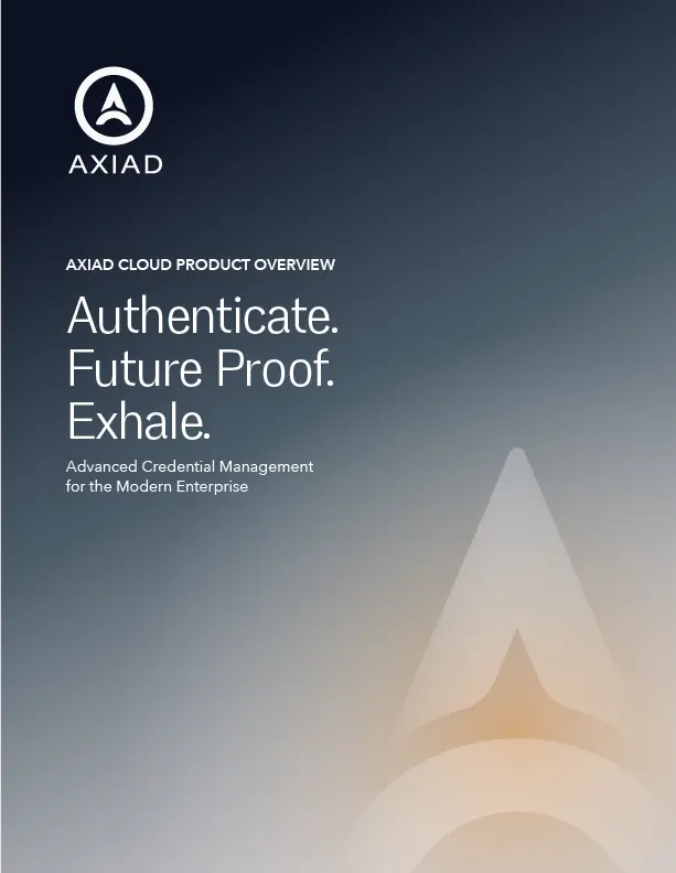 Axiad brand design application 3