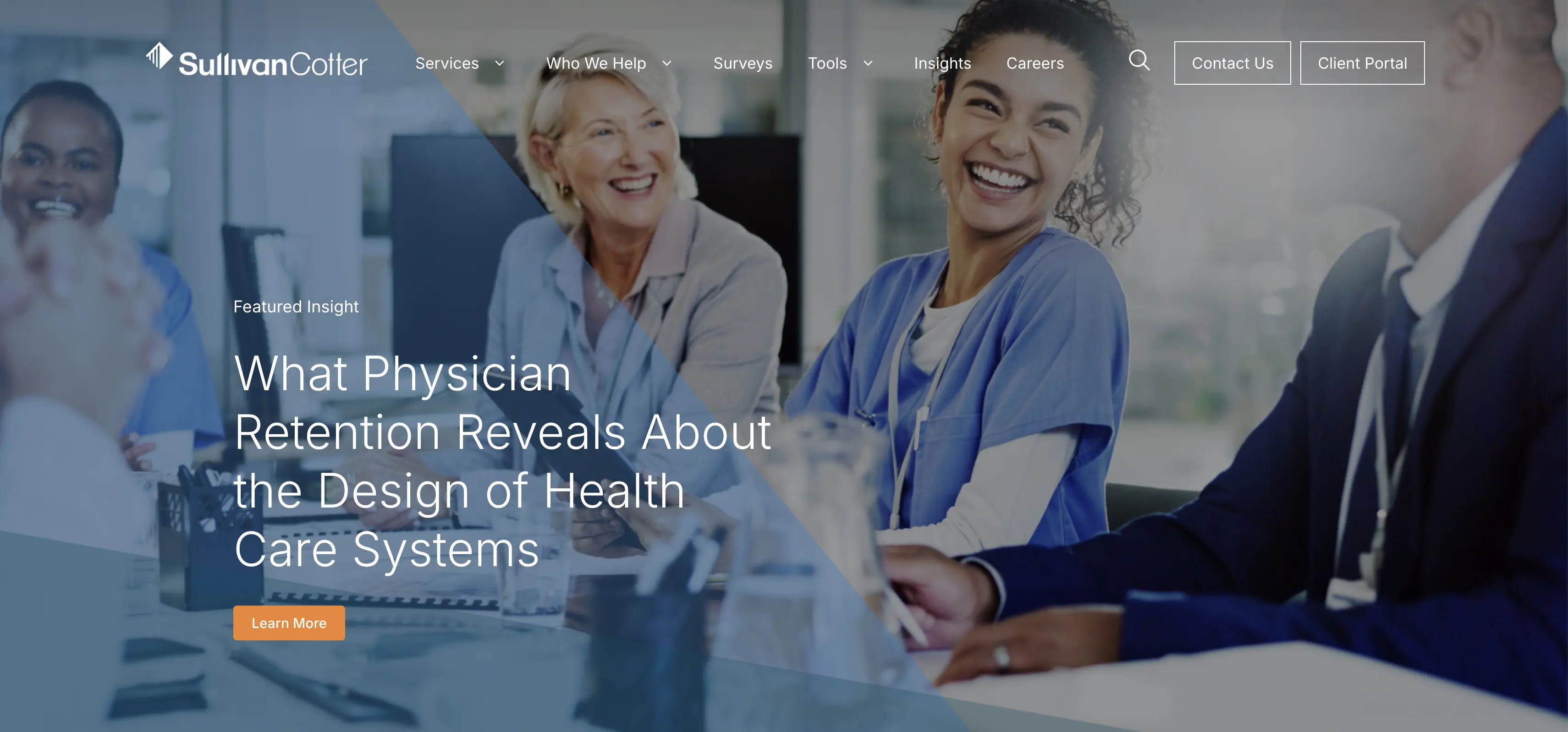 Sullivan Cotter Web Redesign project preview