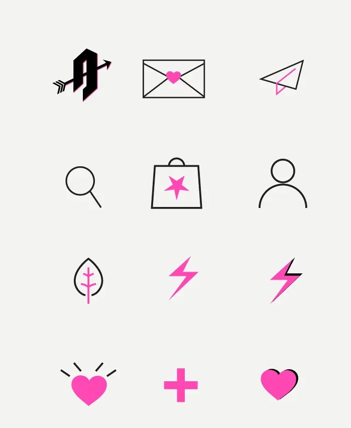 ARO+STAR brand design application 4