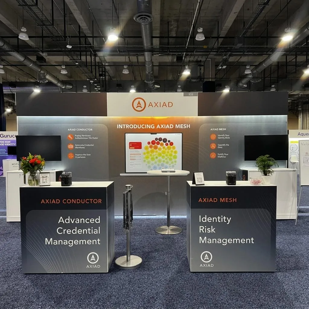 Axiad Tradeshow – brand experience artwork by Art Director Marla Krantz
