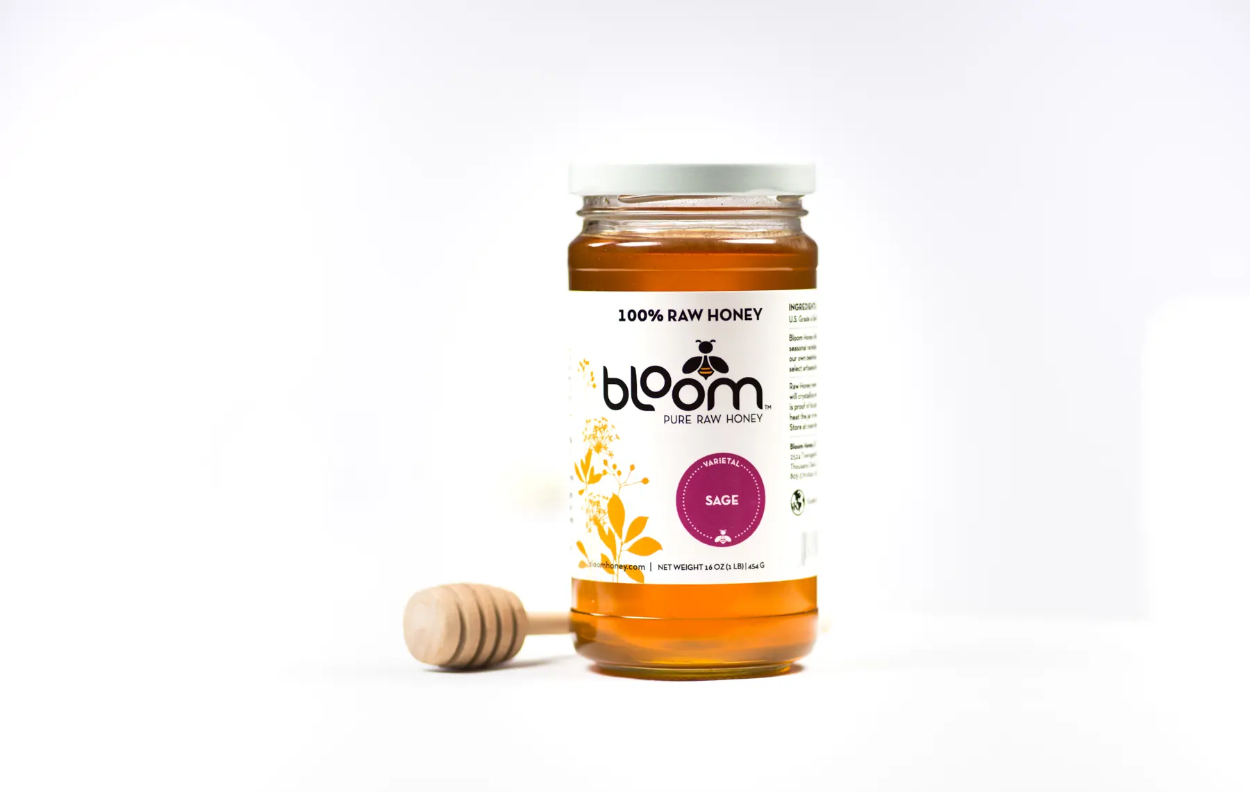 Bloom Honey brand design application 3